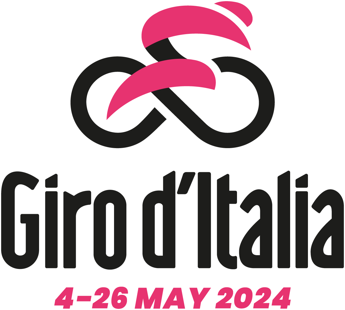 The dates of the Giro d'Italia Saturday 4 May 2024 to Sunday 26 May.